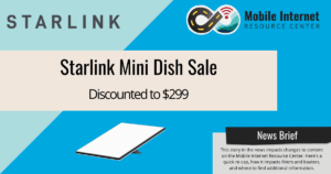 news brief header starlink mini dish discounted to 299