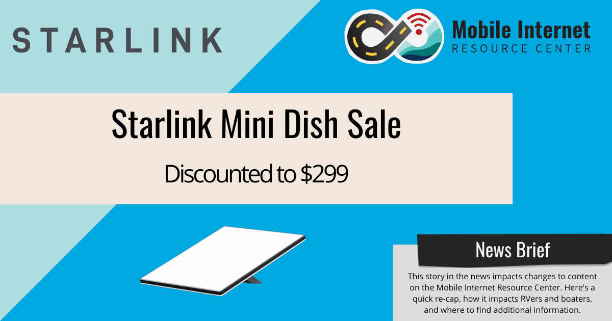 news brief header starlink mini dish discounted to 299