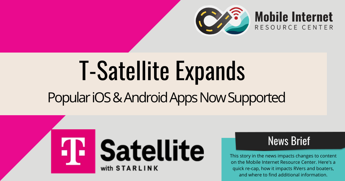 news brief header t mobile t satellite expands with android and ios apple apps