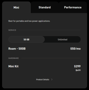 starlink screenshot mini price reduction 299 october 2025