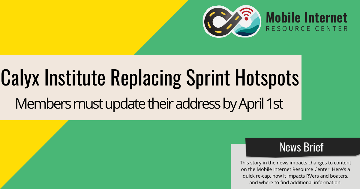 Calyx Replaces Sprint Hotspots