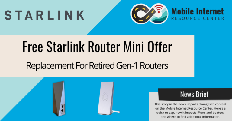 news brief header starlink free router mini offer replacement