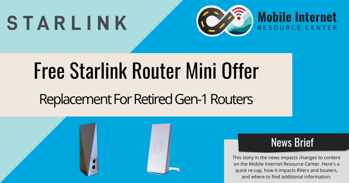 news brief header starlink free router mini offer replacement