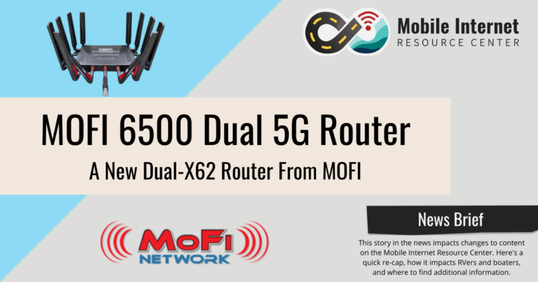 news brief header mofi 6500 dual x62 5g router