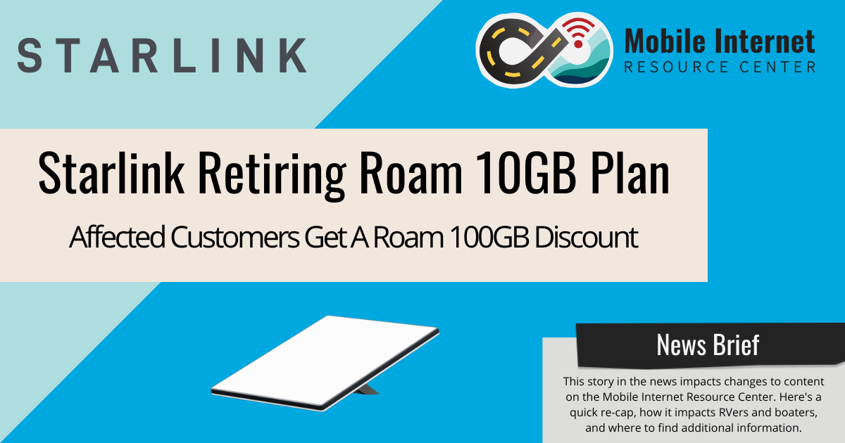 news brief header starlink retiring grandfathered roam 10gb plan