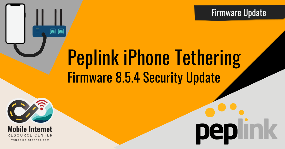 peplink iphone tethering firmware update