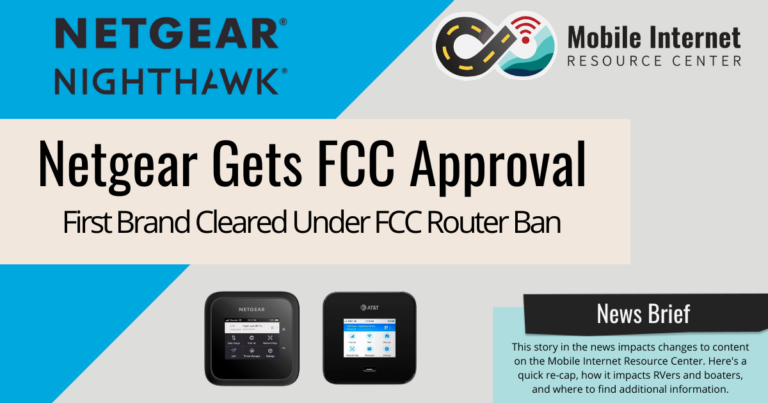 news brief header netgear receives conditional fcc approval router ban