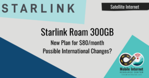 starlink roam 300gb data plan possible international changes