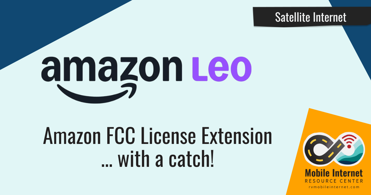 amazon leo fcc license extension