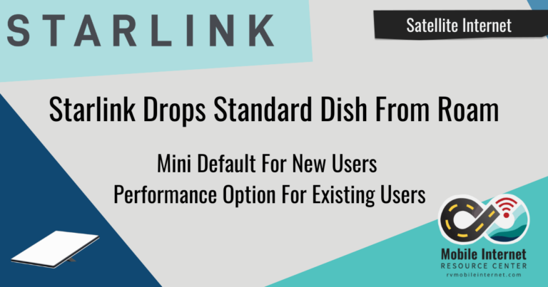 starlink no longer offers standard dish with roam plans