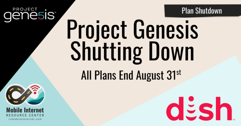news header project genesis shutting down
