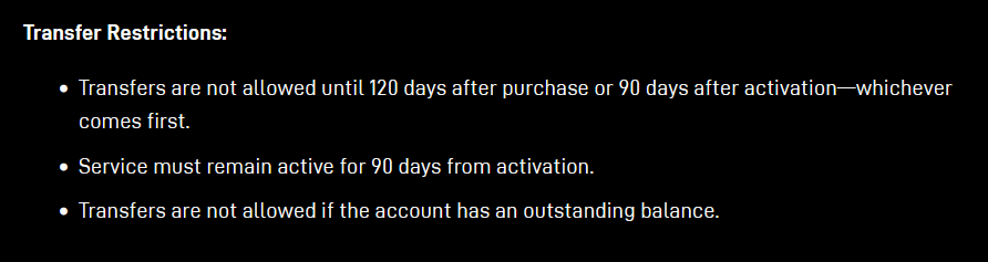 screenshot starlink country transfer restrictions july 2026