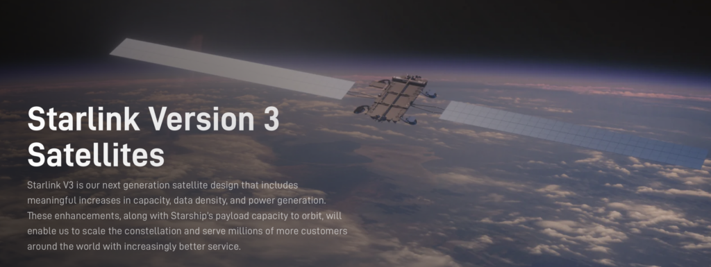 starlink v3 satellites