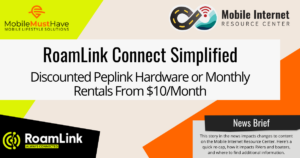 news brief header roamlink connect simplified