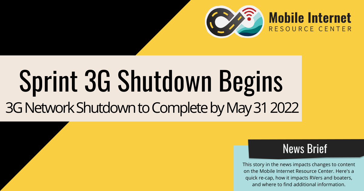 news brief header sprint 3g network shutdown