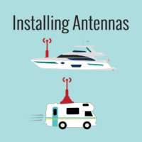 antenna installation for rvs and boats