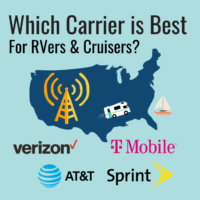 best cellular carrier for rv boat travel in the us