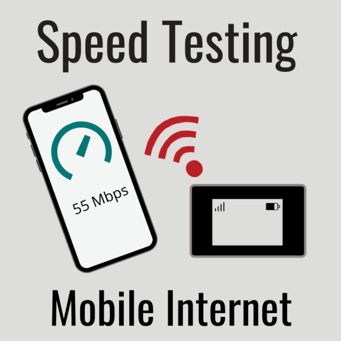 speed testing mobile internet connections