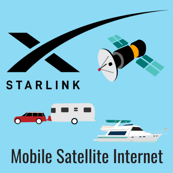 starlink satellite internet for rv and boat mobile