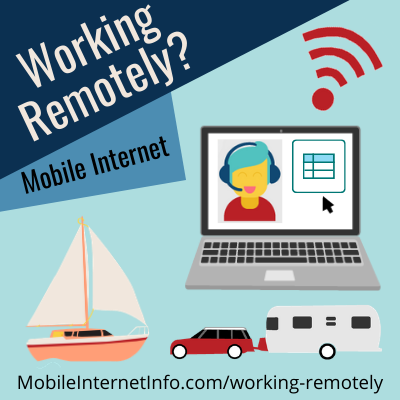 Working Remotely over Mobile Internet in an RV or Boat